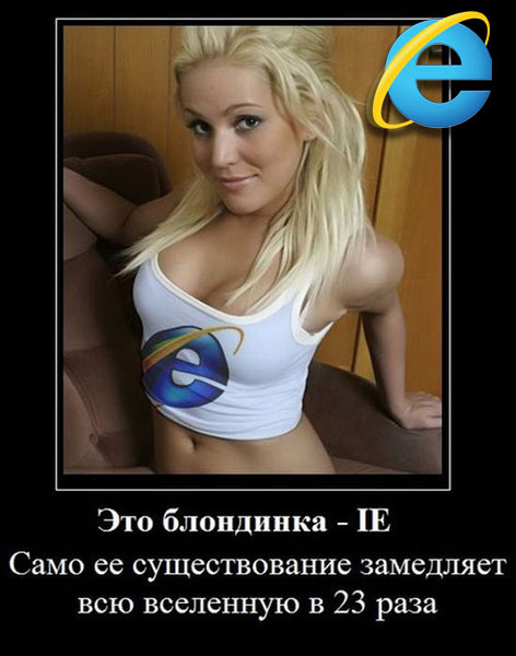 Internet Explorer тормозит SEO